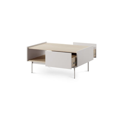 Bema Coffee Table 97x45 cm in Modern Style with Drawer and Shelf – photo 4