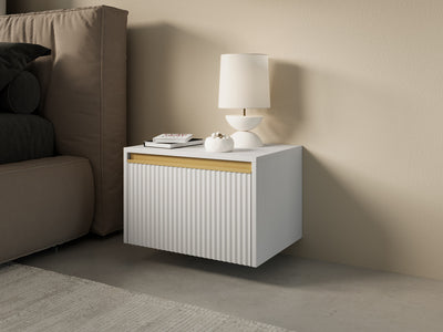 Westa Bedside Table 54x42 cm, Glamour Style – photo 9