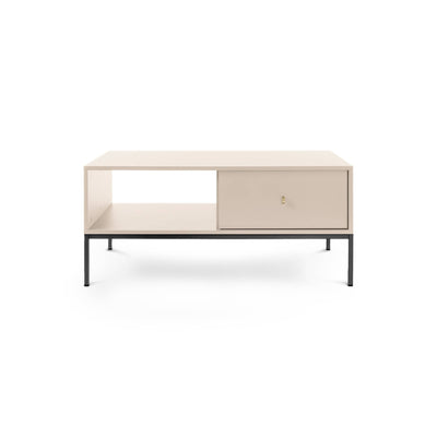 Kviat Coffee Table 104x47 cm with Drawer, Modern Classic Style – photo 5