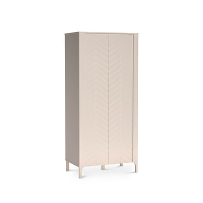 Kledingkast EKLIPSO 90x197 met visgraatfronten in moderne stijl, kleur Kasjmier - hoofdafbeelding | Pillovely