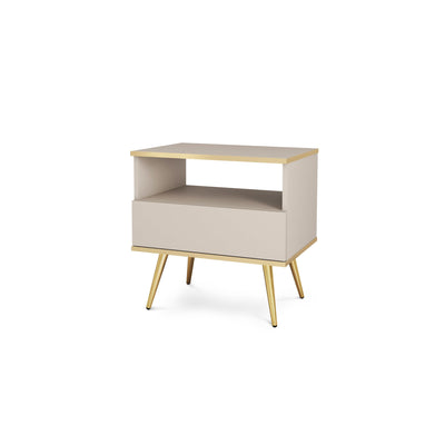 Meva Bedside Table 54x59 cm, Modern Classic Style – main photo | Pillovely