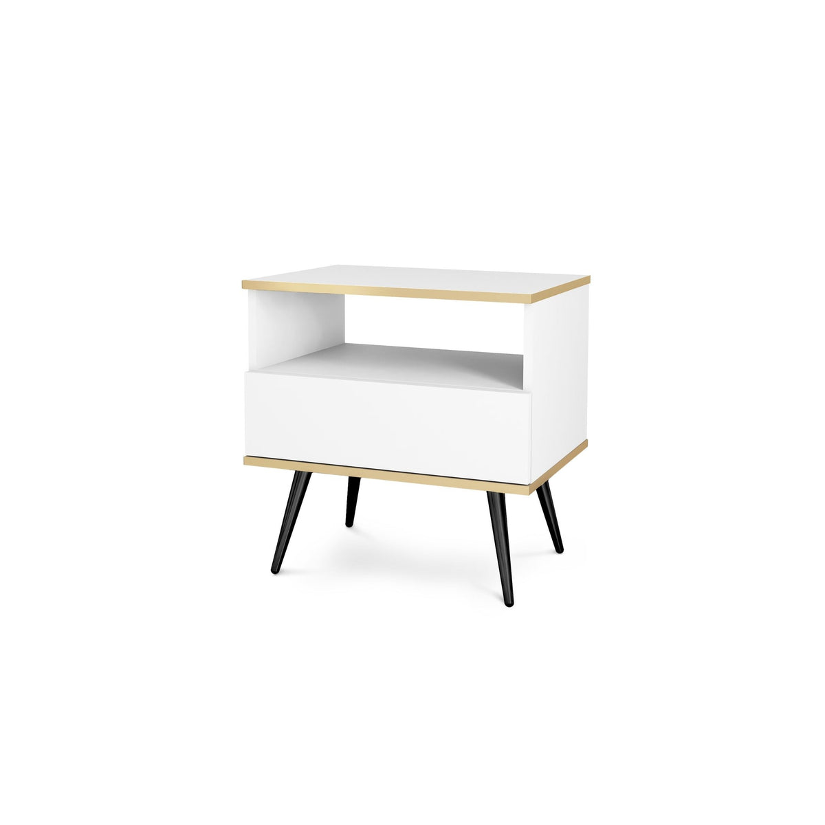 Meva Bedside Table 54x59 cm, Modern Classic Style – photo 11