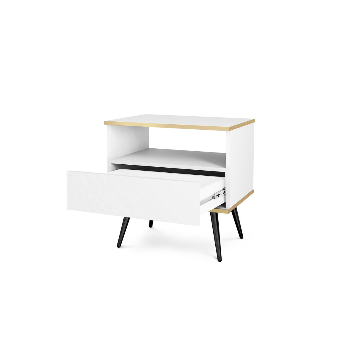 Meva Bedside Table 54x59 cm, Modern Classic Style – photo 12