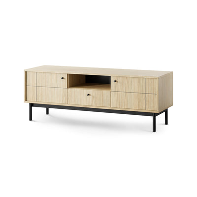 Sabi TV Unit 154x57, Minimalist Style – Linea Oak