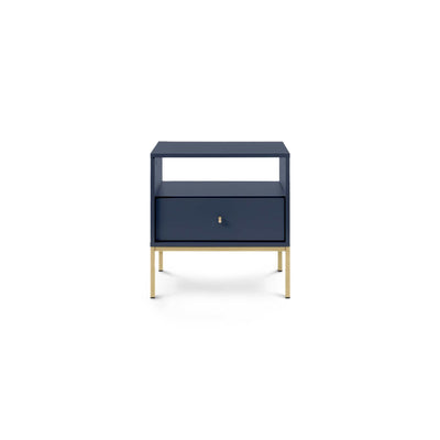 Kviat Bedside Table with Drawer 54x57 cm, Modern Classic Style – photo 10