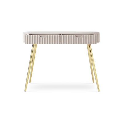 Eva Dressing Table with 2 Drawers 103x80 cm, Modern Style – photo 8