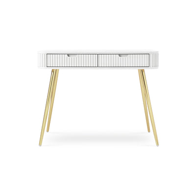 Eva Dressing Table with 2 Drawers 103x80 cm, Modern Style – photo 13