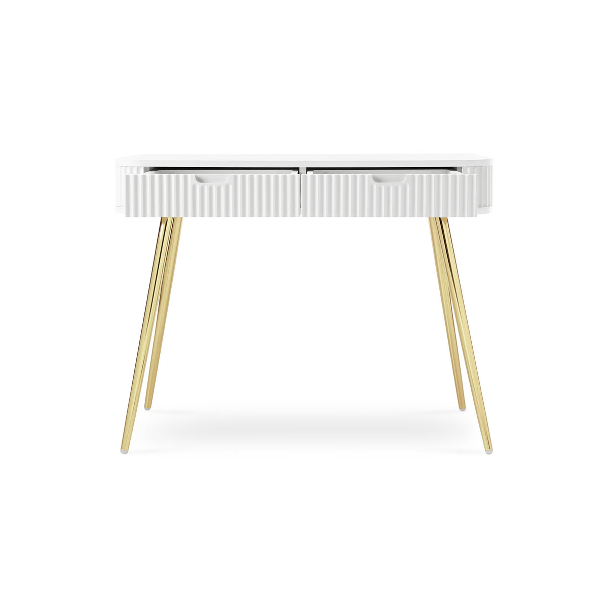 Eva Dressing Table with 2 Drawers 103x80 cm, Modern Style – photo 14