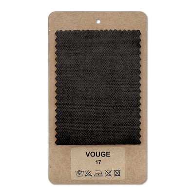 Fabric sample VOUGE Dark Onyx (VOUGE 17)