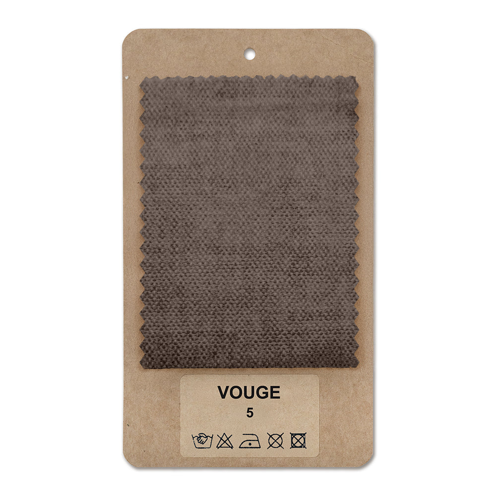 Fabric sample VOUGE Walnut Graphite (VOUGE 05)