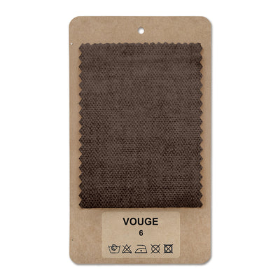 Fabric sample VOUGE Ebony Brown (VOUGE 06)