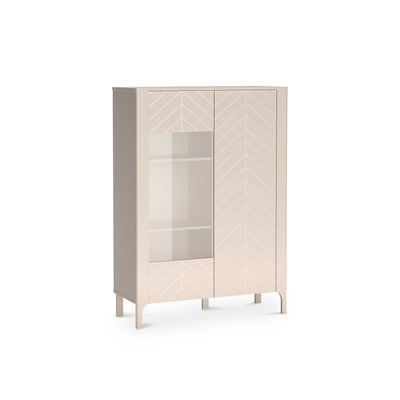 EKLIPSO 103x145 witrynekast met beglazing in moderne stijl, kleur Kasjmier - hoofdafbeelding | Pillovely