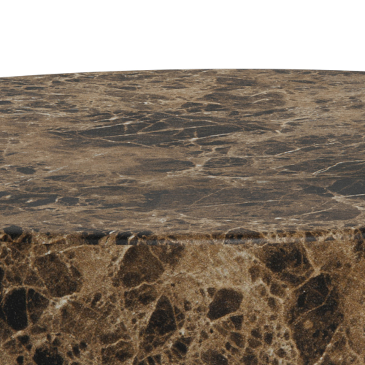 Cilindro Set of 2 Round Coffee Tables, Modern Style – close-up of details and texture