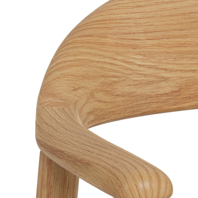 Hikari Set of Two Dining Chairs, Scandinavian Style – close-up of details and texture