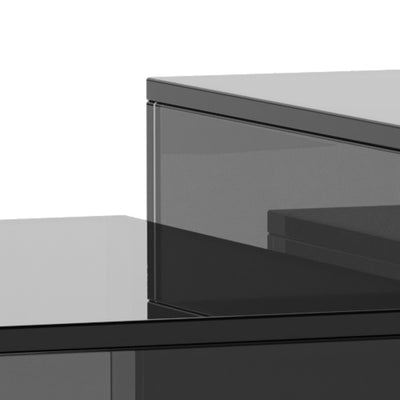 Quadrato Set of Two Coffee Tables, Modern Style – close-up of details and texture