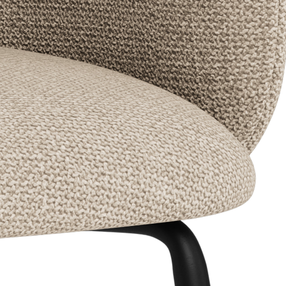 Delmo Set of Two Dining Chairs, Modern Style – close-up of details and texture