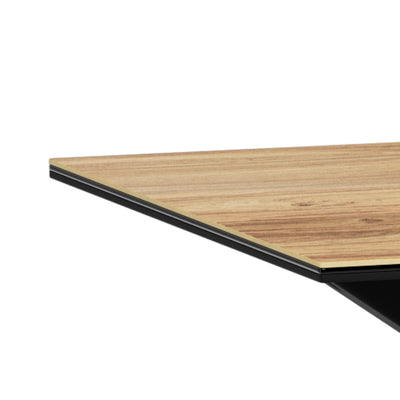 Oryss Classic Dining Table, Industrial Style – close-up of details and texture