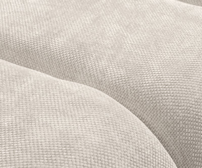 Nellia 3 Seater Sofa for Living Room, Soft Style, Storm Fabric – close-up of details and texture