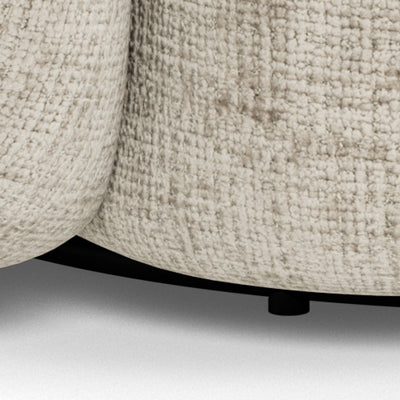 Setum Swivel Armchair with Soft Seat, Modern Style – close-up of details and texture