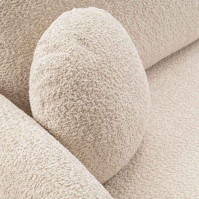 Olemo 4 Seater Corner Sofa Bed, Minimalist Style, Abriamo Fabric – close-up of details and texture
